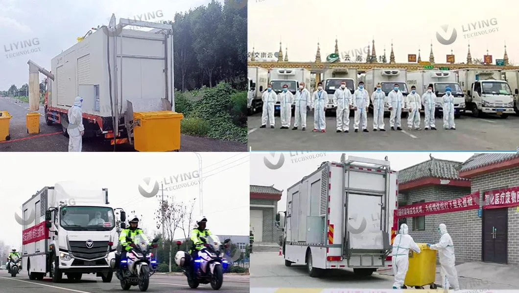 Harmless Dispose Biomedical Infectious Waste Microwave Disposal Unit