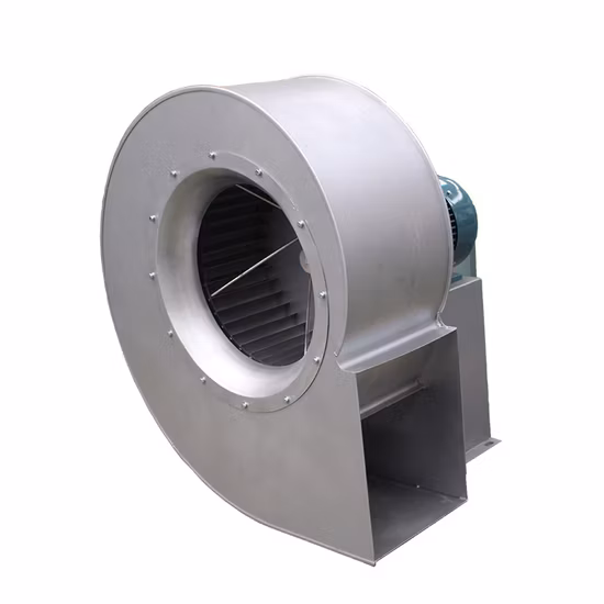 Stainless Steel Industrial Ventilation Centrifugal Exhaust Air Blower for Garbage Disposal Incinerator