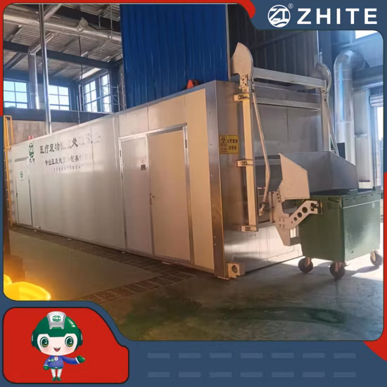 Medical Waste Disposal with Microwave Disinfection Unit 3